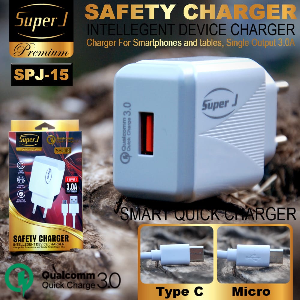 TRAVEL CHARGER SUPER J SPJ-15 MICRO